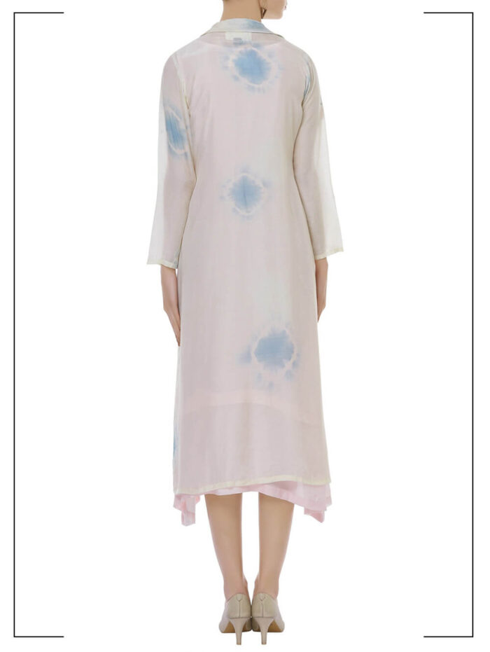 Embroidered Jacket With Dress