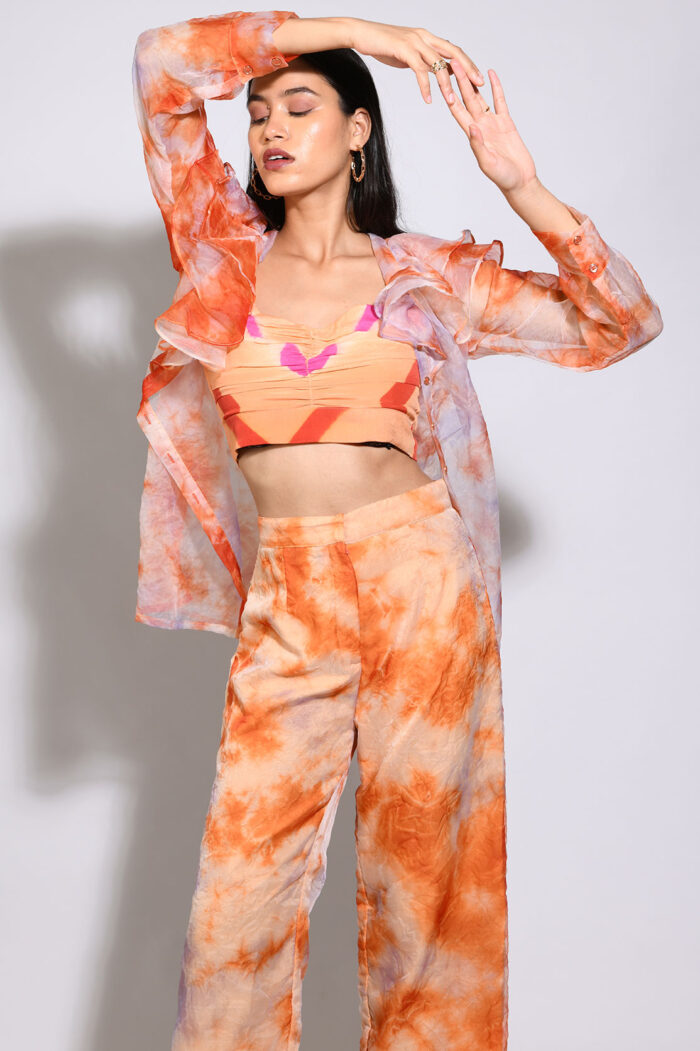 CARNELIAN TIE AND DYE  CO-ORD SET - Image 2