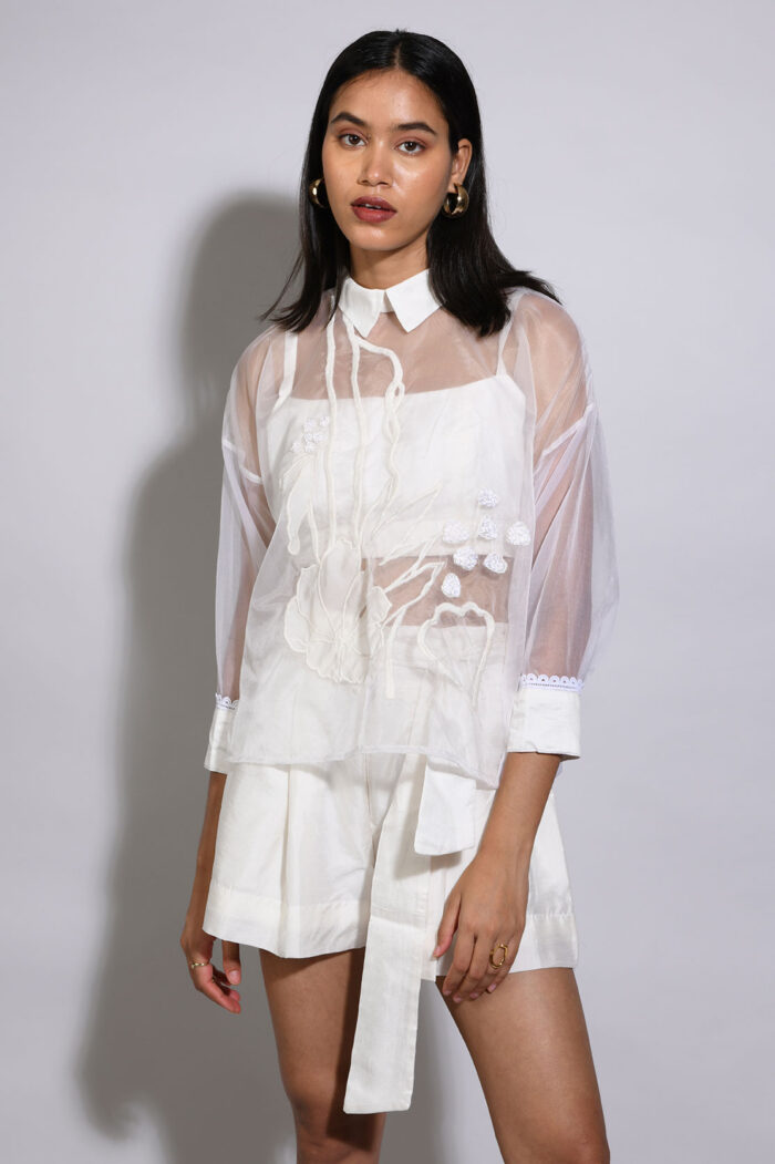WHITE ROSE BRUNCH CO-ORD SET - Image 2