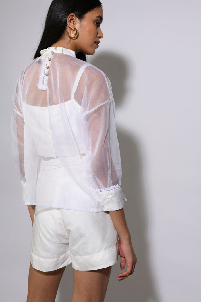 WHITE ROSE BRUNCH CO-ORD SET - Image 4