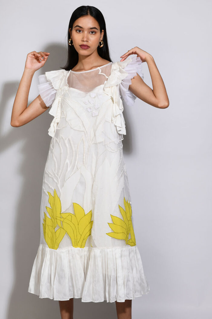 LA PERLA  PLEATED DRESS - Image 2
