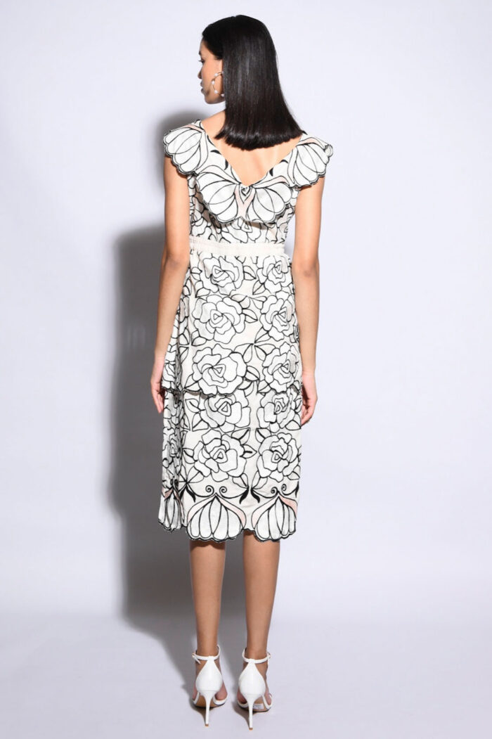 ELINA  ROSE CUTWORK DRESS - Image 2